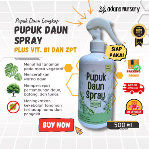 Pupuk Cair Daun Spray Siap Pakai Nutrisi Lengkap untuk Tanaman Hias dan Sayur 500ml