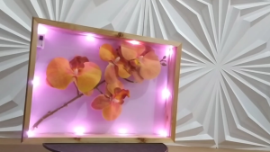 Bingkai 3D kayu jati Belanda 21x30 cm rongga 4 cm