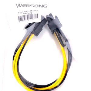 Kabel Power Video Card 6P to 8P High Quality Websong