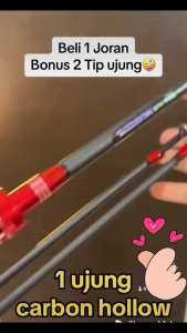 Tongkat Pancing Joran Pancing Carbon UL Portabel 2 Bagian 1.8M 2.1M Joran Pancing Bahan Serat Karbon 24 Ton Joran Pancing Casting Berputar Untuk Memancing Ikan Bas Dan Karpe