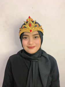 Siger Renda Bordir Aksesoris Tari Motif Dewi Sinta Mix Payet Diamond