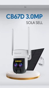 Vstarcam รวมกล้องวงจรปิดภายนอก แบบWiFIโซล่าเซล รุ่นCB54/รุ่นCB11/ รุ่นCB67D/CB65 พร้อมแผงโซล่าเซล