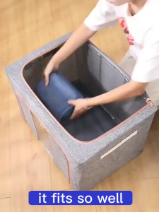 High Quality Durabox Storage Box Folding Clothes Storage Box Steel Quilt Storage Wardrobe clothes storage organizer
