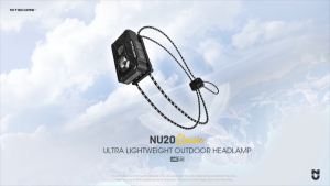 Nitecore NU20 Classic Headlamp 360 Lumens - USB-C Rechargeable 500mAh Battery - 38grams - IP66