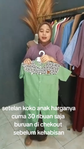 Baju Koko Anak Laki Laki Setelan Motif Falcon usia 3-13 tahun