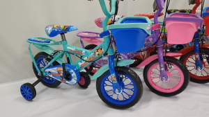 12 INCH KID BICYCLE WITH REAR SEAT AND PVC BASKET (2 tahun Ke Atas)
