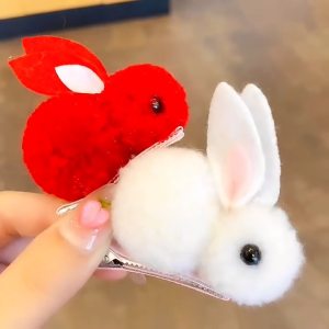 MallMainan-C1133 Jepit Rambut Motif Kelinci Lucu Jepitan Aksesories Rambut Anak dan Wanita Rabbit
