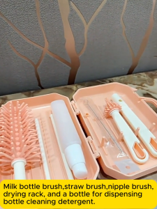 HOMSA Bottle Brush Set: A Compact Cleaning Solution