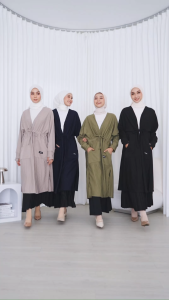 NEW SERIES - Hijacket® Tifannia Jaket Wanita Jaket Muslimah Hijaber Pertama Di Indonesia/Hijacket Muslimah Panjang/Jaket Hijaber Muslimah Panjang/Hijacket Jaket Hijaber/Jaket Hijaber Muslimah/Hijacket Muslimah Terbaru / Hijacket   / Jaket Wanita