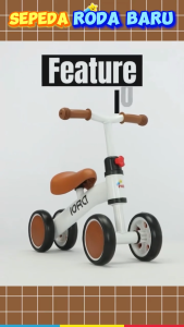 Sepeda Mainan Keseimbangan Anak Balance Ride On IORA TM12 PMB