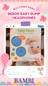 Bebon Baby-Bump Headphones หูฟังสำหรับให้ลูกในครรภ์ ฟังเพลง ติดที่หน้าท้อง เสริมพัฒนาการการฟัง