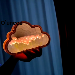Tulip Mirror Lamp 3 Colors Best Gift Cloud Night Light DIY Tulip Light Creative Flower Light.