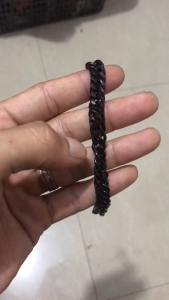 GELANG TITANIUM RANTAI BAJA BLACK PRIA MACHO