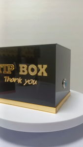 TIP BOX กล่องใส่เงิน อคริลิค