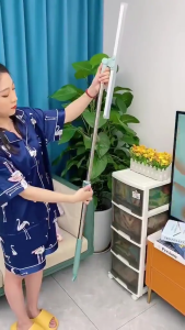 Cây Gạt Nước Silicon Gạt Nước Sàn Nhà Gạt Kính Đa Năng Xoay 180 Độ Đầu Gạt Silicon Dài 50cm Và Cán Kéo Dài 117cm