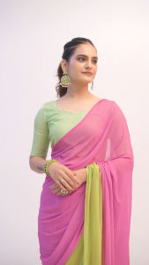 Ready-to-Wear One Minute Saree Collection Highlighting Multicolor Premium Dual Shade Sequins Perfect for Every Occasion(RTW1)