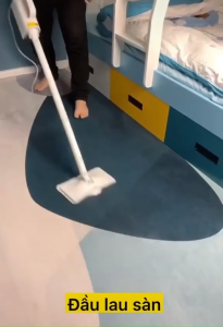 Máy Lau Nhà Deerma ZQ600 Vệ Sinh Nhà Cửa Bằng Hơi Nước nóng Kháng Khuẩn Cao Cấp Lau kính lau sàn lau bếp