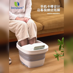 Locapure Large Foldable Foot Tub Foot Spa Massage Bucket