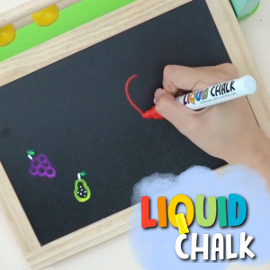 Jarmelo (Joan Miro) สีชอล์กน้ำไร้ฝุ่นปลอดสารพิษ Liquid Chalk Non-Toxic Chalk Pen Anti-Dust Educational Art Toy for Kids