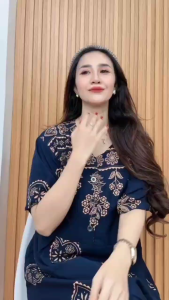 Daster Chibi Terbaru / Dress Rayon Motif Premium / LD 110cm PB 115cm Busui