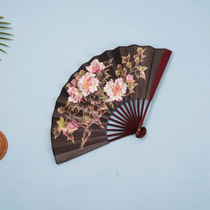 8 Inch Kipas Lipat Cina / Kipas Motif Lukisan Cina Oriental / Kipas Lipat Cina Kuno Stok lokal