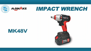 MONAKE Baterai Mesin Bor Listrik Tanpa Kabel Impact Drill Portabel Cordless 12S/12V/36V-3 dengan Baterai Li-ion
