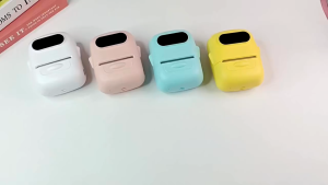 LIOTOG P50 Portable Mini Thermal Label Printer Wireless Label Sticker Printer Inkless Label Printer For Barcode Clothing Compatible With Android IOS