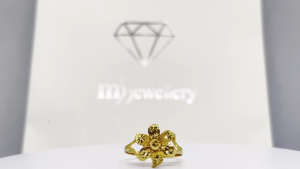 MJ Jewellery 916/22K Gold Flower Ring C42