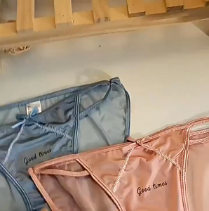 กางเกงชั้นในผู้หญิง บิกินี จีสตริง กางเกงในเว้าสูง ผ้าซีทรู #Y252