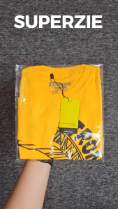 Pakaian anak laki laki lengan panjang motif kendaraan damkar warna mustard PJ STRONGLY bahan adem