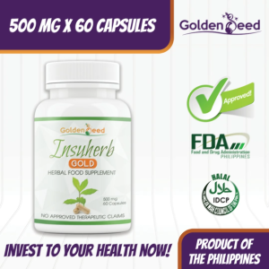 Golden Seed Insuherb Gold with Prebiotic Herbal Food Supplement - Lazada