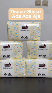 Animacos Glisse Tissue Soft Facial Pop Up 360 Sheets Tisue Lembut Untuk Wajah Badan Multi Fungsi (10 Paket/20 Paket Tersimpan)