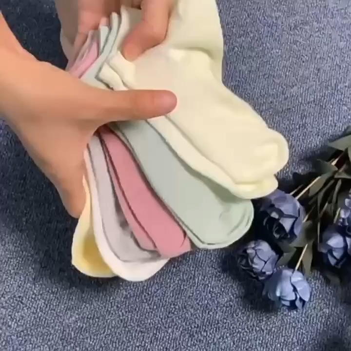 Tất Thể Thao Nam Nữ Vải Cotton 4 Chiều Thoáng Khí Vớ Trơn Cổ Ngắn Màu Sắn Đơn Giản Chống Thấm Hút Mồ Hôi