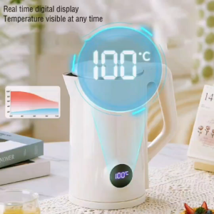 Capacity Fast Boiling Electric Kettle: Stainless Steel & Easy Convenience