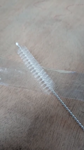 แปรงล้างหลอด (ชุด10ชิ้น) แปรงลวดล้างหลอด ด้ามสแตนเลส ชิ้นส่วนอุปกรณ์ปั๊มนมที่มีซอกเล็กๆ และท่อสายยาง ทำความสะอาดได้อย่างทั่วถึง