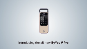 Yale ByYou V Pro RIM Smart Door Lock - Fingerprint/ PIN Code/ RFID/ Bluetooth/ Yale Home App/ 2 Years Warranty/ Include Installation