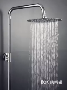 High Quality Stainless Steel 304 Square Shower Set Square Round Shape With Two Way Faucet Full Set