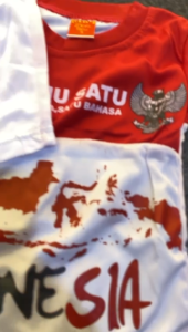 setelan merah putih anak 17 agustusan kemerdekaan indonesia bahan jersey usia 03 bulan sampai 5 tahun