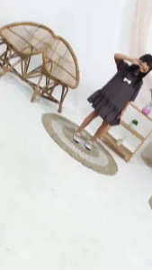 [QUENBY] 2-6 Tahun Dress Zahra Two Tone Baju Anak Perempuan Polkadot bahan Uragiri Nyaman