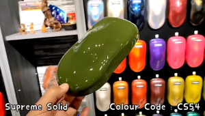 2K Paint AIKKA CS54 Urban Green OLD SCHOOL SERIES Car Motor Paint DIY Aerosol Spray Bottle Cat Bancuh Kereta 车漆
