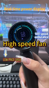 Homming Portable Fan Mini Kipas 100 Gear Wind Speed Bladeless Fan Up to 15h of Battery Life (F15/4000mAh)