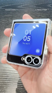 RINGKE® FUSION Samsung Galaxy Z  Z Flip 7 FE/ Flip 6 Minimalist No-Case Look Premium PC with Non-Slip Pad Lightweight Protective Case