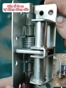 XẢ KHO 25K bản lề cửa lò xo 10x65cm sắt mạ kẽm mạ đồng