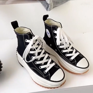 KOKOMO Korean Ins casual canvas high cut run star hike for women shoes Canvas shoes height increasing shoes