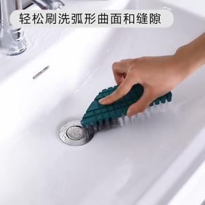 Kitchen 360 degree bendable bathroom cleaning brush without dead ends