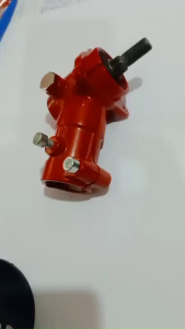 ฝาครอบหัวเกียร์ NB411LE ทรงอีเกิ้ลใส่เครื่องตัดหญ้า PVC หนาสีดำ