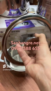 Bộ 3 nồi inox 304 đúc liền khối Levante GUME Hàn Quốc GMP18 bảo hành 5 năm