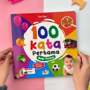 GMB Boarbook 100 Kata Pertama Bayi Pintar Zain Penyejuk Hati