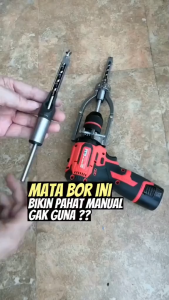 MATA BOR PAHAT BOR BOBOK Bor Persegi Kayu HSS Square Hole Drill
