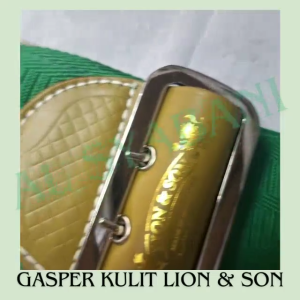 GASPER KULIT MERK LION & SON / GESPER BETAWI / GESPER HAJI